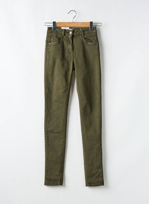 Pantalon slim verde C'EST BEAU LA VIE femeie