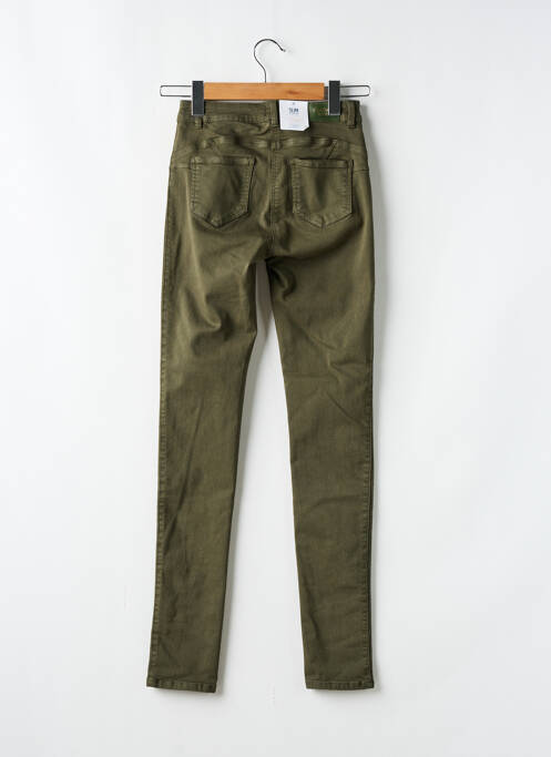 Pantalon slim verde C'EST BEAU LA VIE femeie