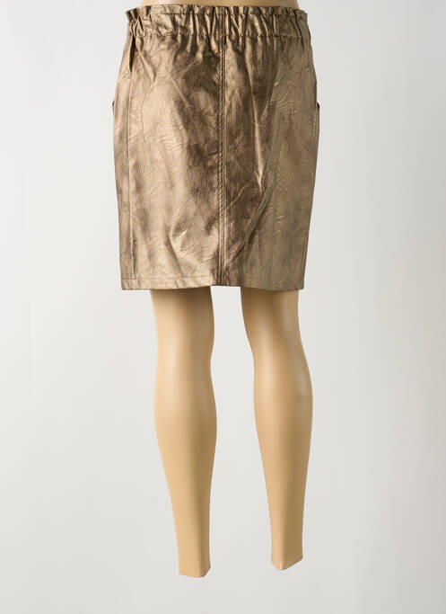 Fustă scurtă auriu LOLA ESPELETA femeie