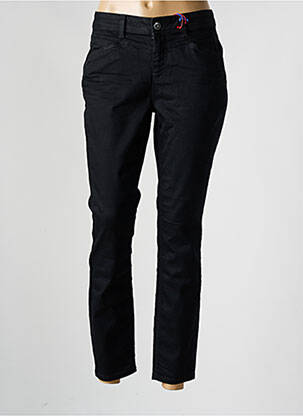 Blugi cu croială slim negru STREET ONE femeie