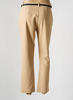 Pantalon 7/8 talie cu cleme mărime normală bej TIFFOSI femeie