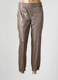 Pantalon 7/8 elasticitate mărime normală maro STREET ONE femeie