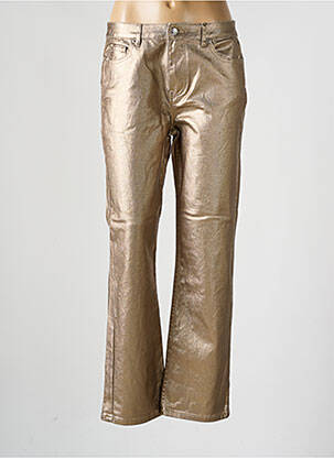 Blugi cu croială dreaptă auriu TIFFOSI femeie