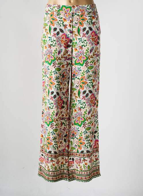 Pantalon larg bej JULIE GUERLANDE femeie