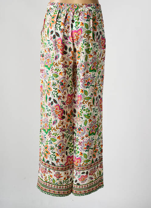 Pantalon larg bej JULIE GUERLANDE femeie