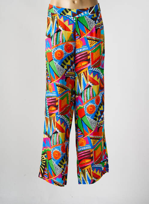 Pantalon larg portocaliu MALOKA femeie