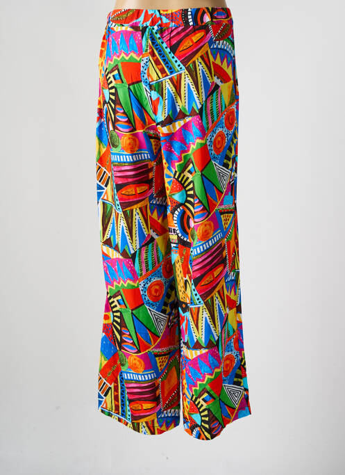 Pantalon larg portocaliu MALOKA femeie