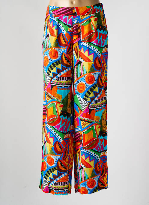 Pantalon drept portocaliu MALOKA femeie