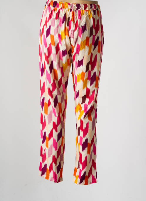 Pantalon drept roz PINK PLANET femeie