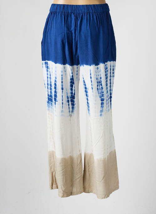 Pantalon larg albastru PINK PLANET femeie