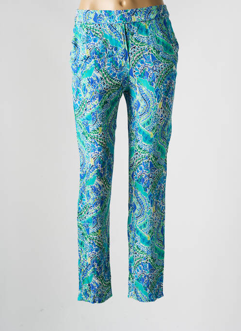 Pantalon slim albastru JULIE GUERLANDE femeie
