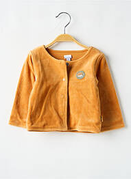 Jachete casual guler rotund portocaliu P'TIT BISOU fille