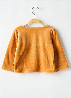 Jachete casual guler rotund portocaliu P'TIT BISOU fille