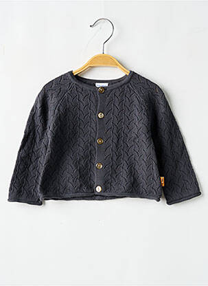 Vestă cu mâneci lungi gri P'TIT BISOU fată