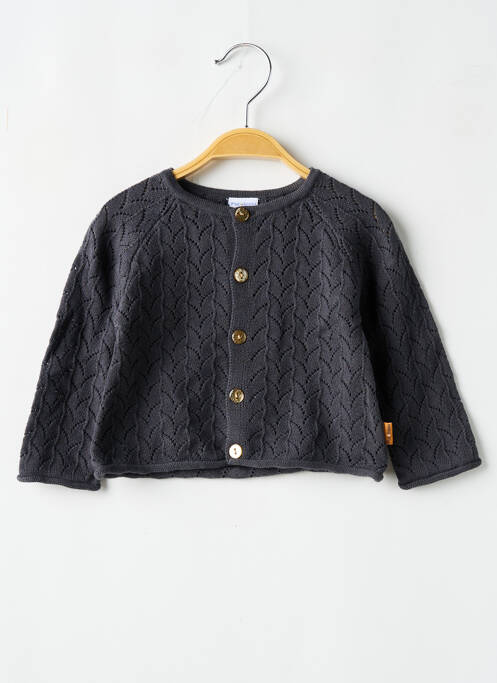 Vestă cu mâneci lungi gri P'TIT BISOU fată