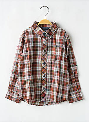 Cămașă cu mâneci lungi maro MARESE băiat