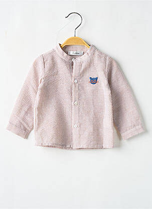 Cămașă cu mâneci lungi maro MARESE băiat