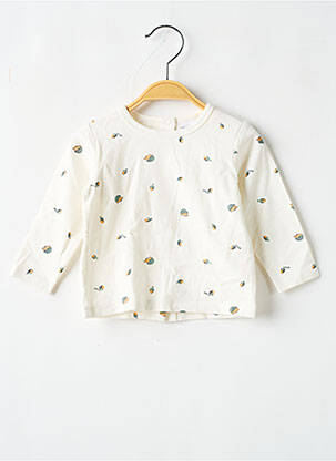 Tricou bej P'TIT BISOU băiat