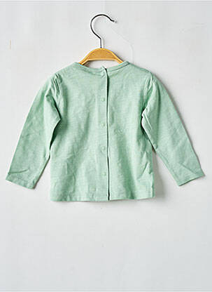 Tricou închidere presată mâneci lungi verde P'TIT BISOU băiat