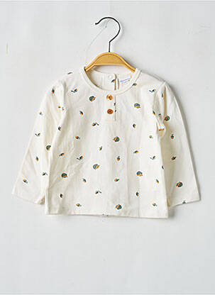 Tricou bej P'TIT BISOU băiat