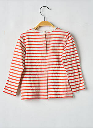 Tricou mâneci lungi mâneci lungi portocaliu P'TIT BISOU copil