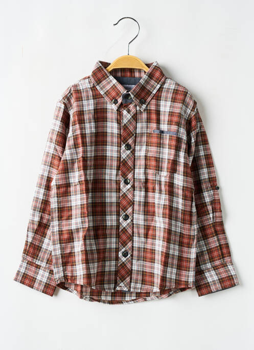 Cămașă cu mâneci lungi maro MARESE băiat