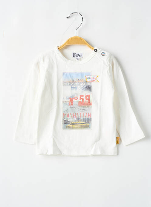 Tricou bej NANO & NANETTE băiat