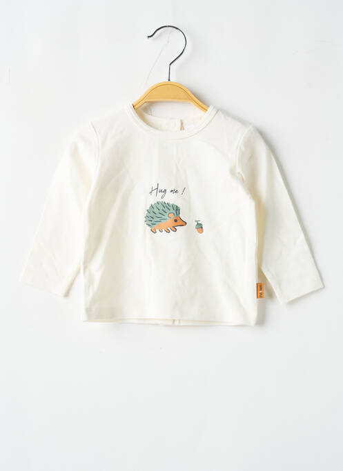 Tricou bej P'TIT BISOU băiat