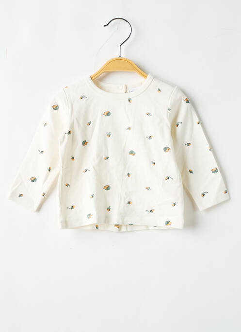 Tricou bej P'TIT BISOU băiat