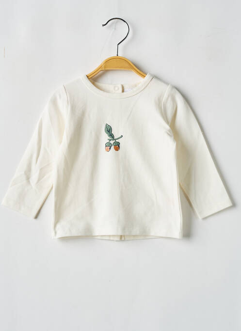 Tricou bej P'TIT BISOU fată