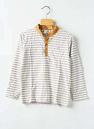Tricou mâneci lungi mâneci lungi alb MARESE garcon