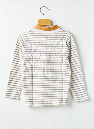 Tricou mâneci lungi mâneci lungi alb MARESE băiat