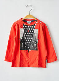 Tricou mâneci lungi mâneci lungi portocaliu NANO & NANETTE garcon