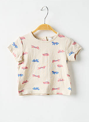 Tricou bej MARESE băiat