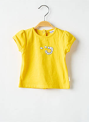 Tricou galben P'TIT BISOU fată