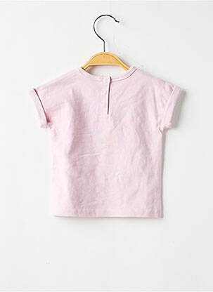 Tricou croială dreaptă mâneci scurte violet MARESE fată