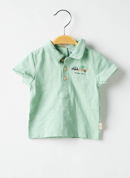 Polo verde P'TIT BISOU băiat