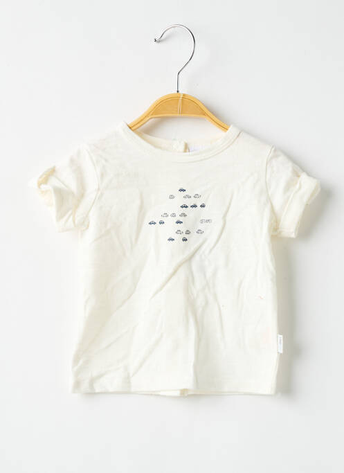 Tricou alb CÉTAMOI băiat