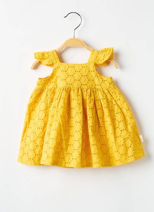 Rochie midi galben P'TIT BISOU fată