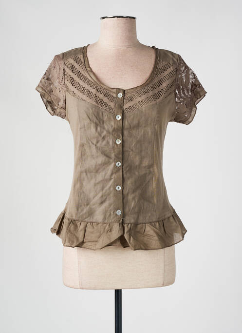 Cămașă bej MALOKA femeie