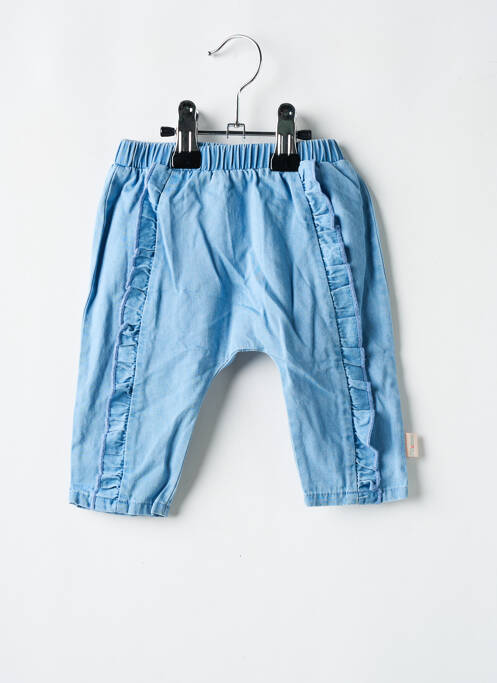 Blugi cu croială dreaptă albastru P'TIT BISOU fată