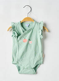 Body de lenjerie elasticitate verde P'TIT BISOU fille