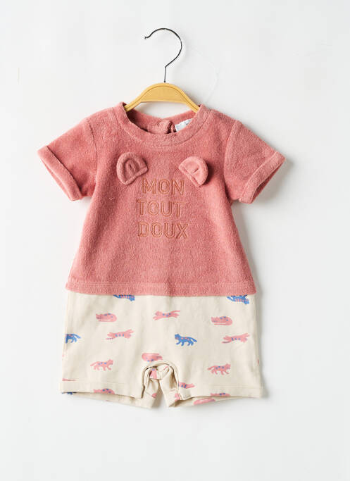 Salopetă scurtă roz MARESE fată