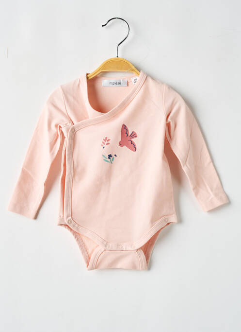 Body de lenjerie roz MARESE fată