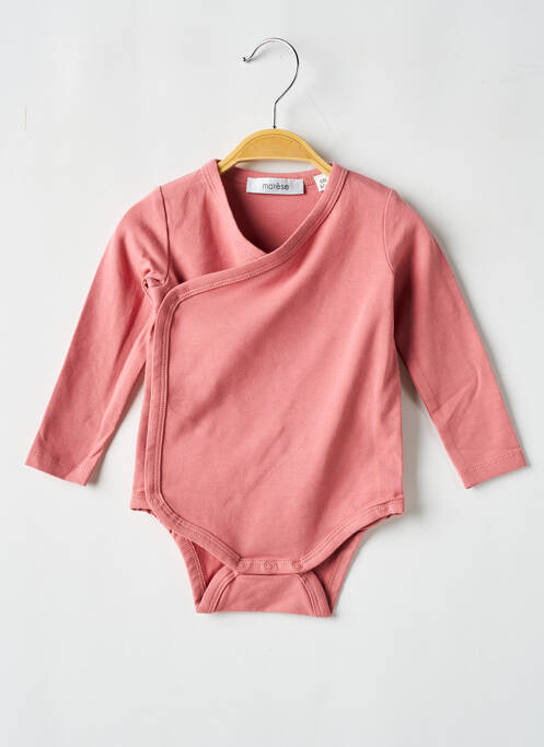 Body de lenjerie roz MARESE fată