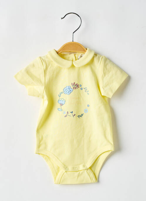 Body de lenjerie galben MARESE fată