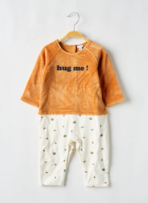 Salopetă-pantalon portocaliu P'TIT BISOU băiat