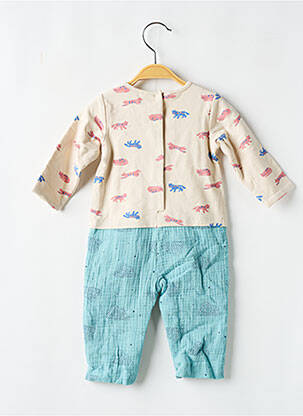 Salopetă-pantalon mâneci lungi mâneci lungi albastru MARESE băiat