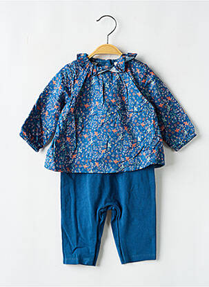 Salopetă-pantalon albastru MARESE fată