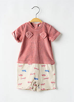 Salopetă scurtă roz MARESE fată